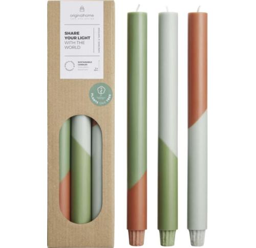 Originalhome Eden Diagonal Candles - Set Of 3
